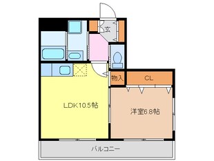 ビバーチェ中之郷の物件間取画像